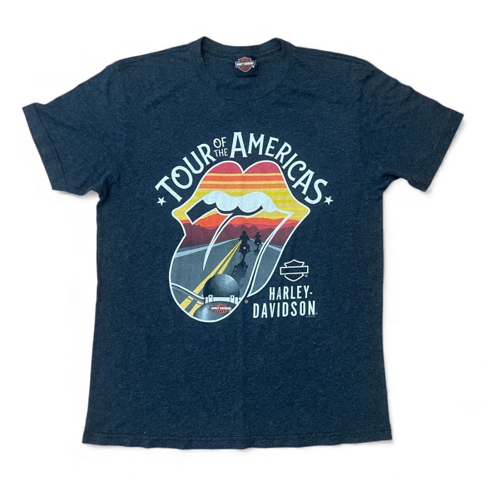 Limited Edition The Rolling Stones x Harley-Davidson T-Shirt - Size Large